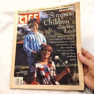 Life Magazine June 1995 The Simpson Children Vintage Clint Eastwood Meryl Sterrp